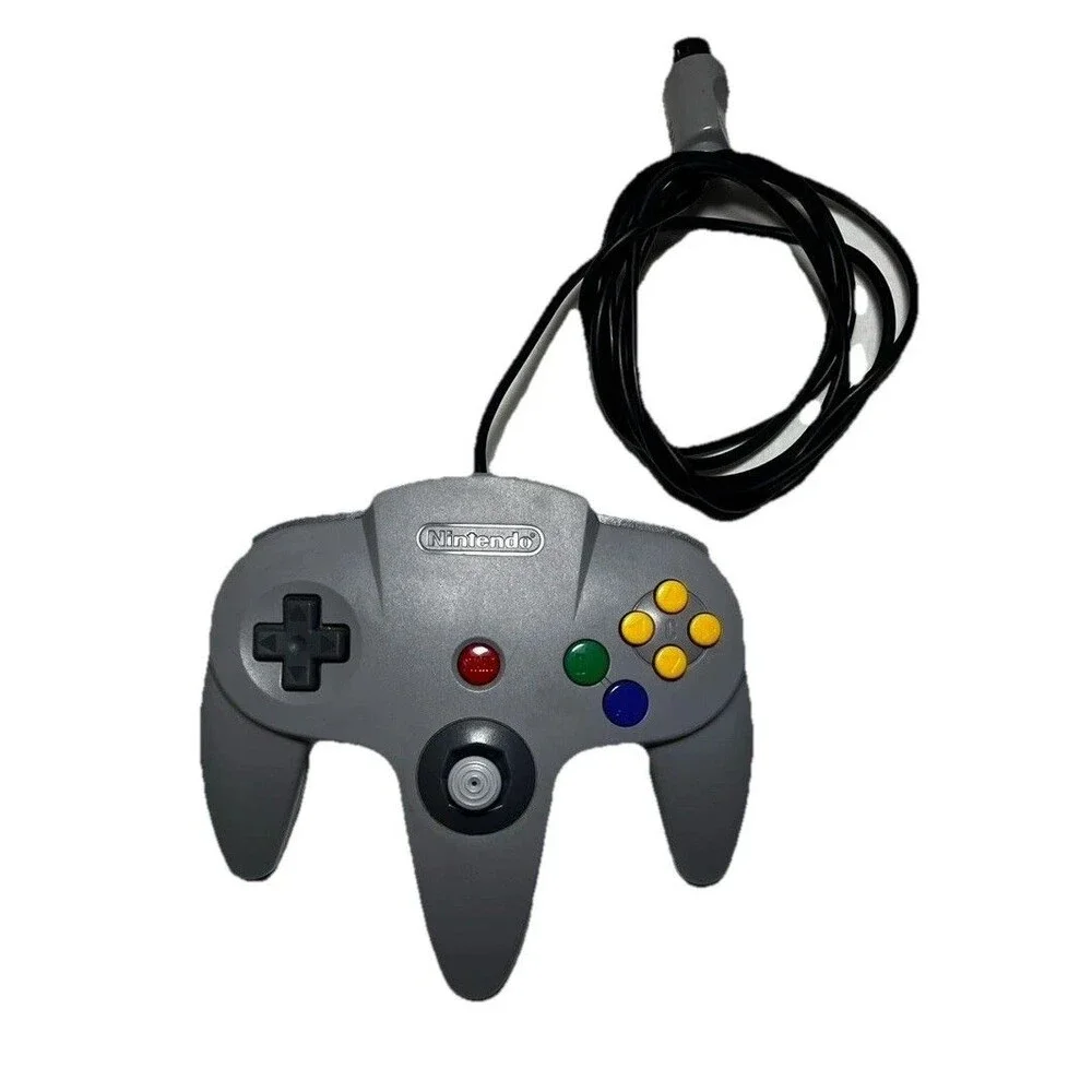 Vintage Nintendo 64 N64 Gray Authentic OEM Controller Tested & Working